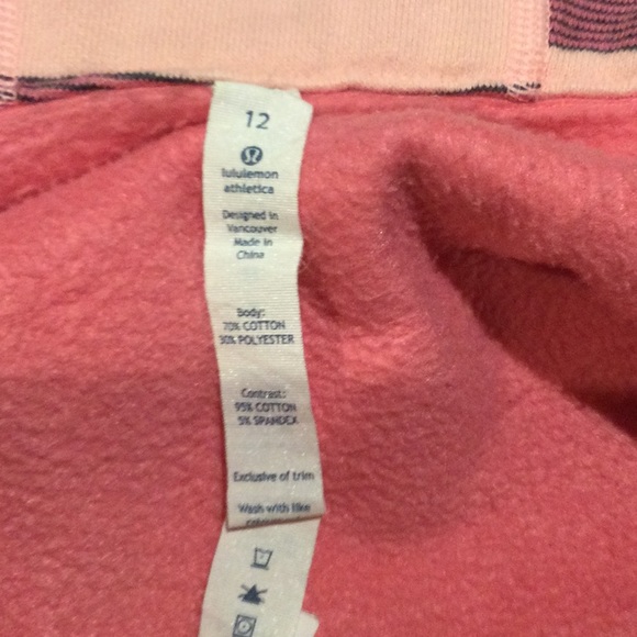 Pink Lululemon Zip Hoodie - Picture 3 of 3
